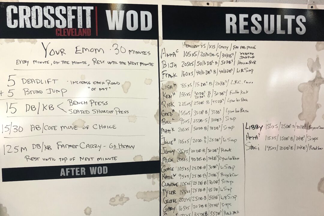 Core discount emom crossfit